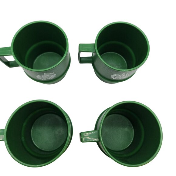 Tupperware Vintage Coffee / Tea Mugs Holiday set of 4 - Picture 2 of 3